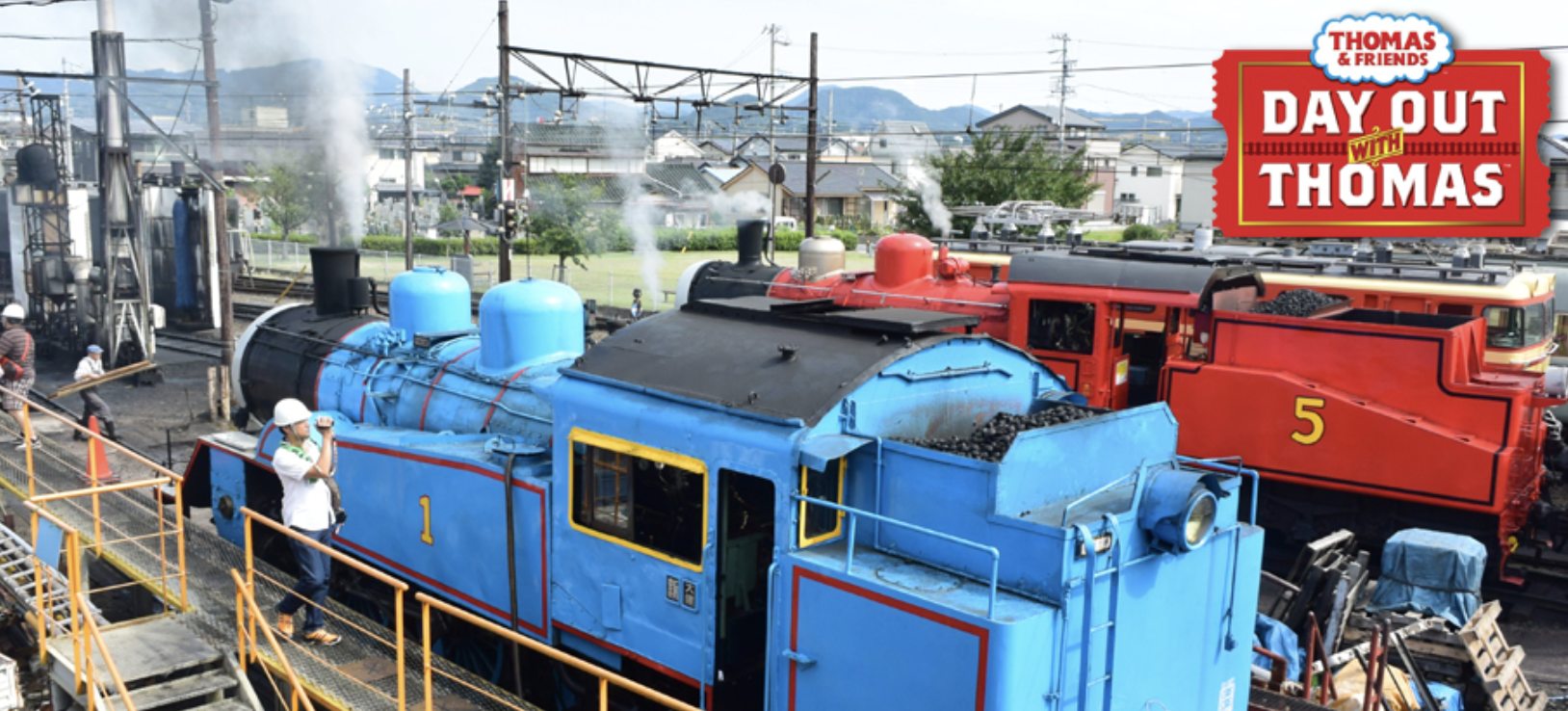 新金谷駅構内の車両工場見学