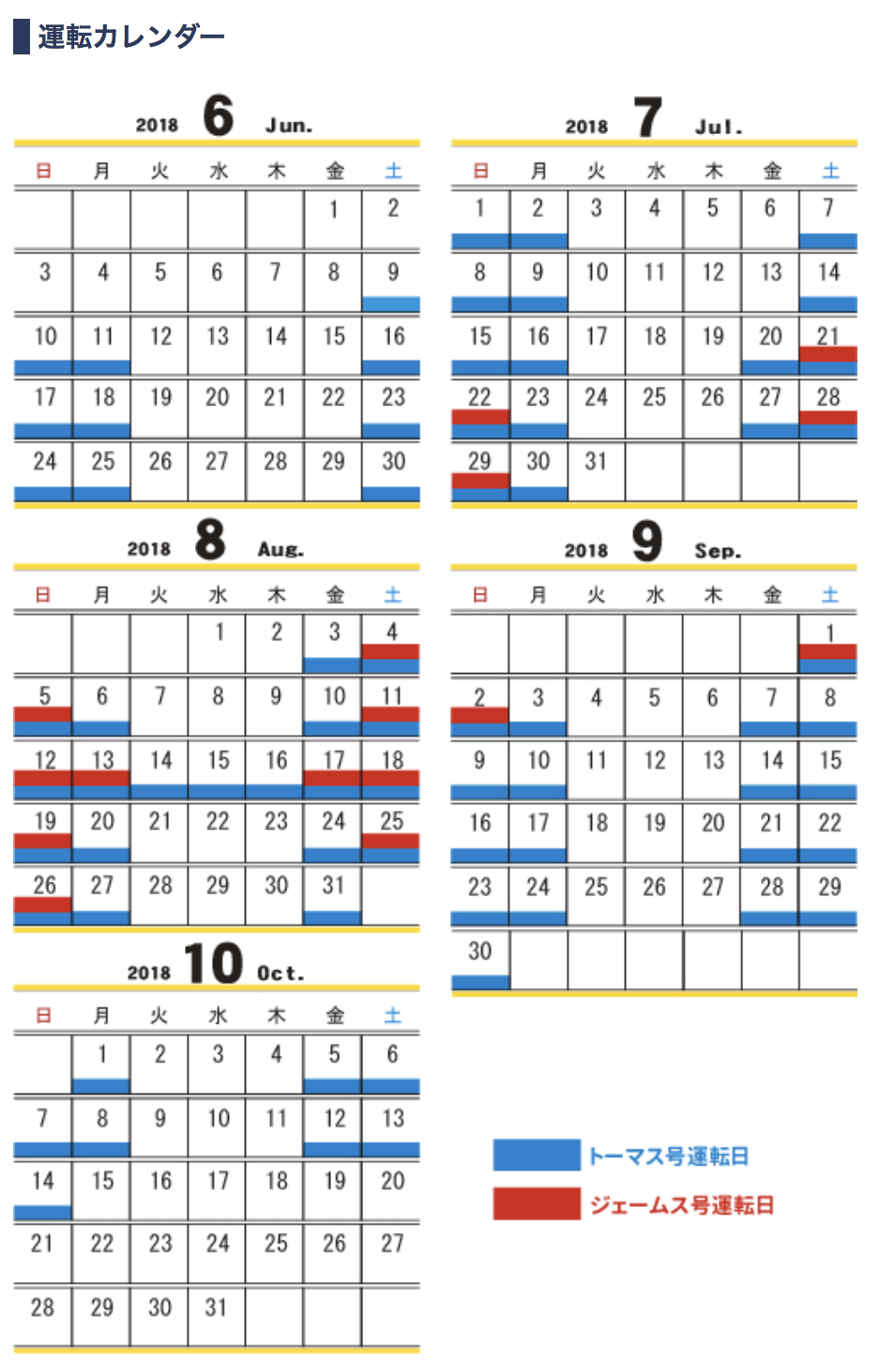 きかんしゃトーマス号2018
